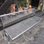 panchine in acciaio inox 316l